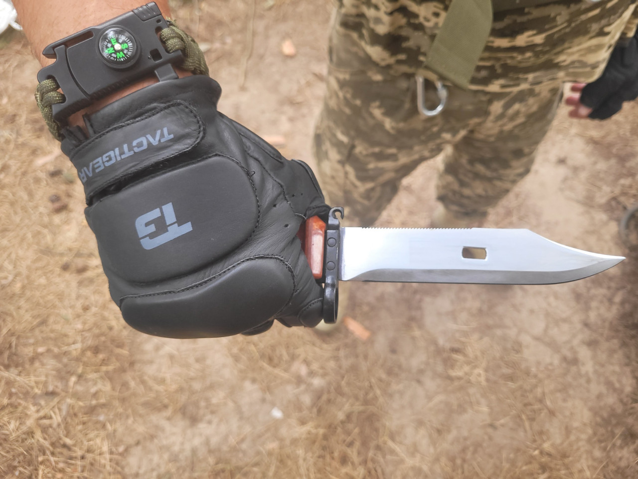 Рукавички тактичні шкіряні без пальців TACTIGEAR PS-8801 Patrol Black L