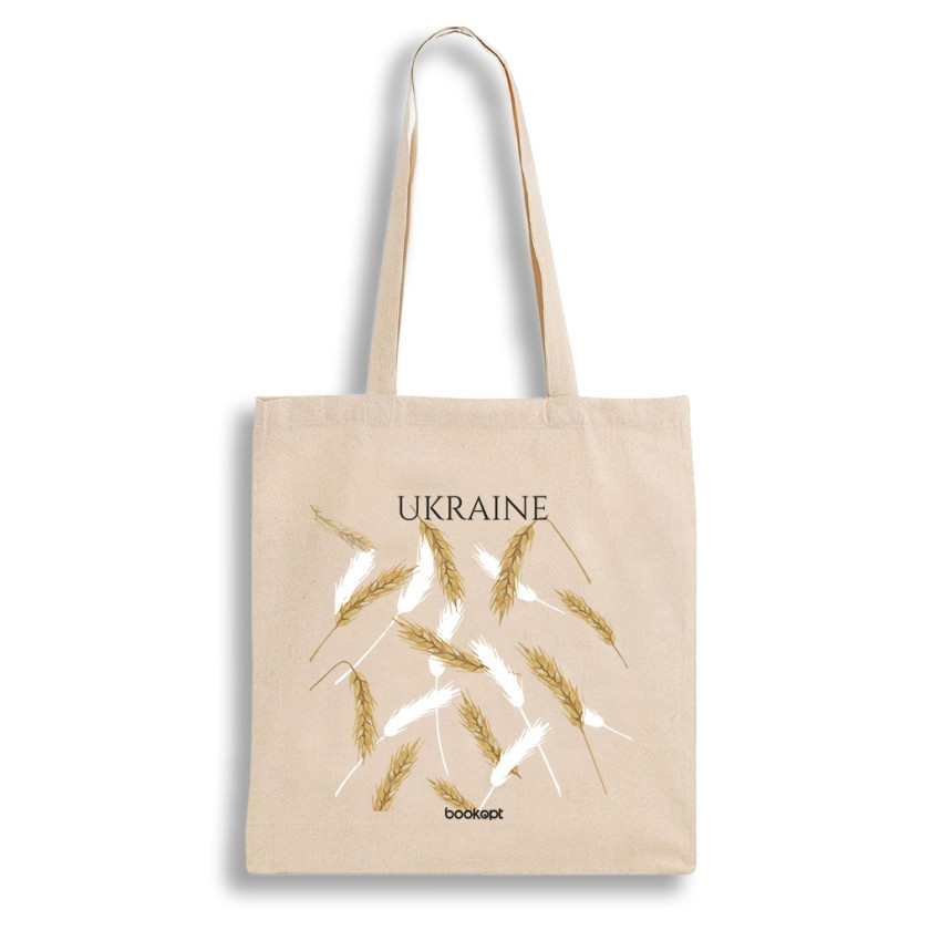 Екошопер BookOpt BK4007 Ukraine (Колоски) бежевий