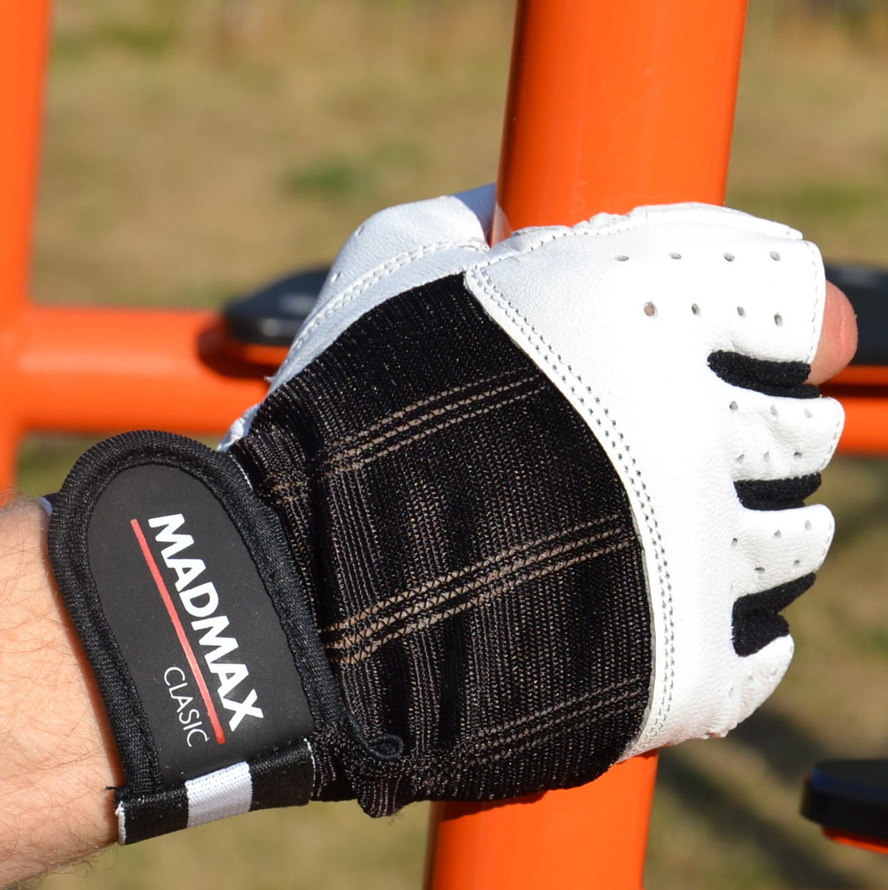 Рукавички для фітнесу MadMax MFG-248 Clasic White XXL