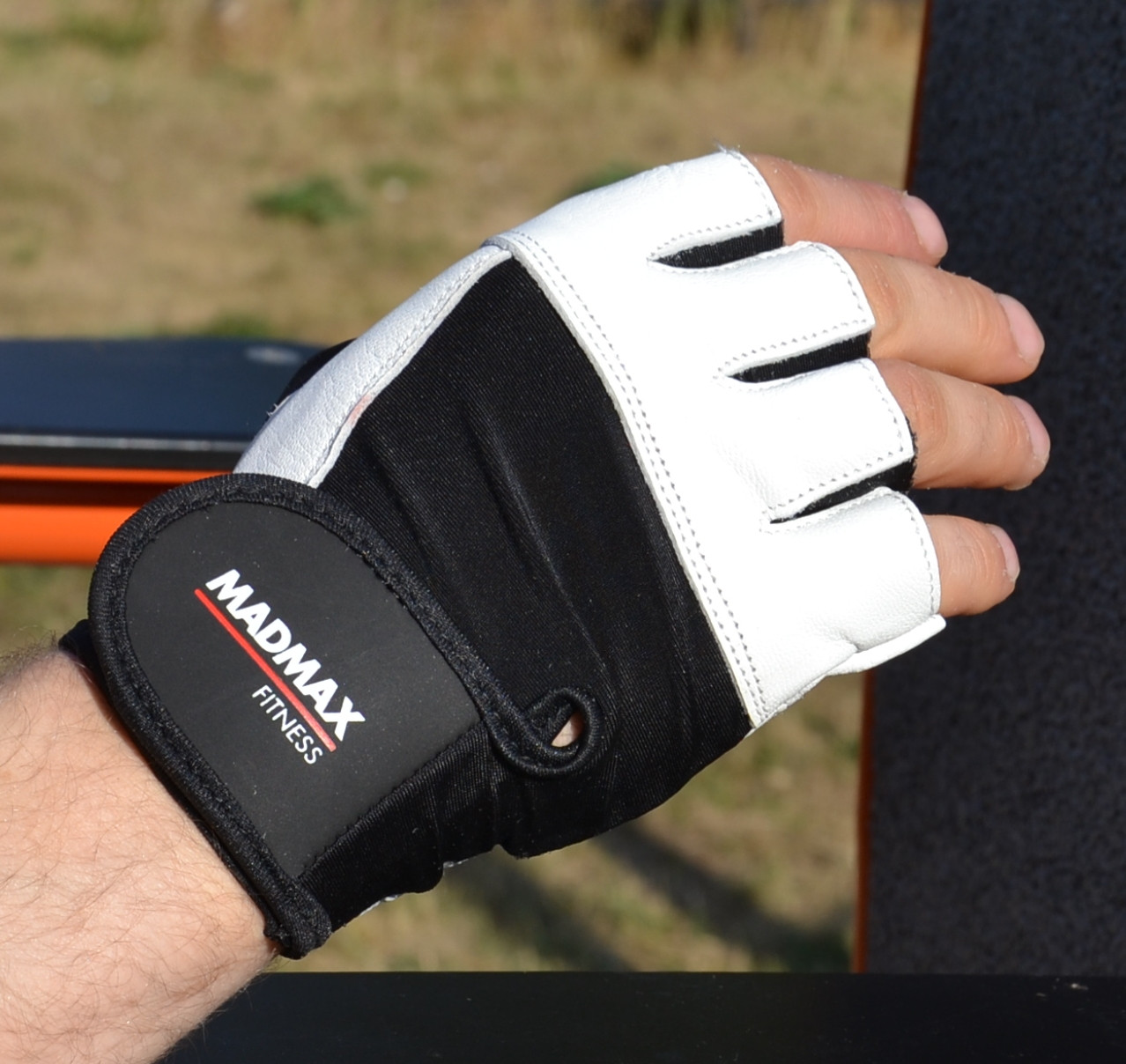 Рукавички для фітнесу MadMax MFG-444 Fitness White XXL