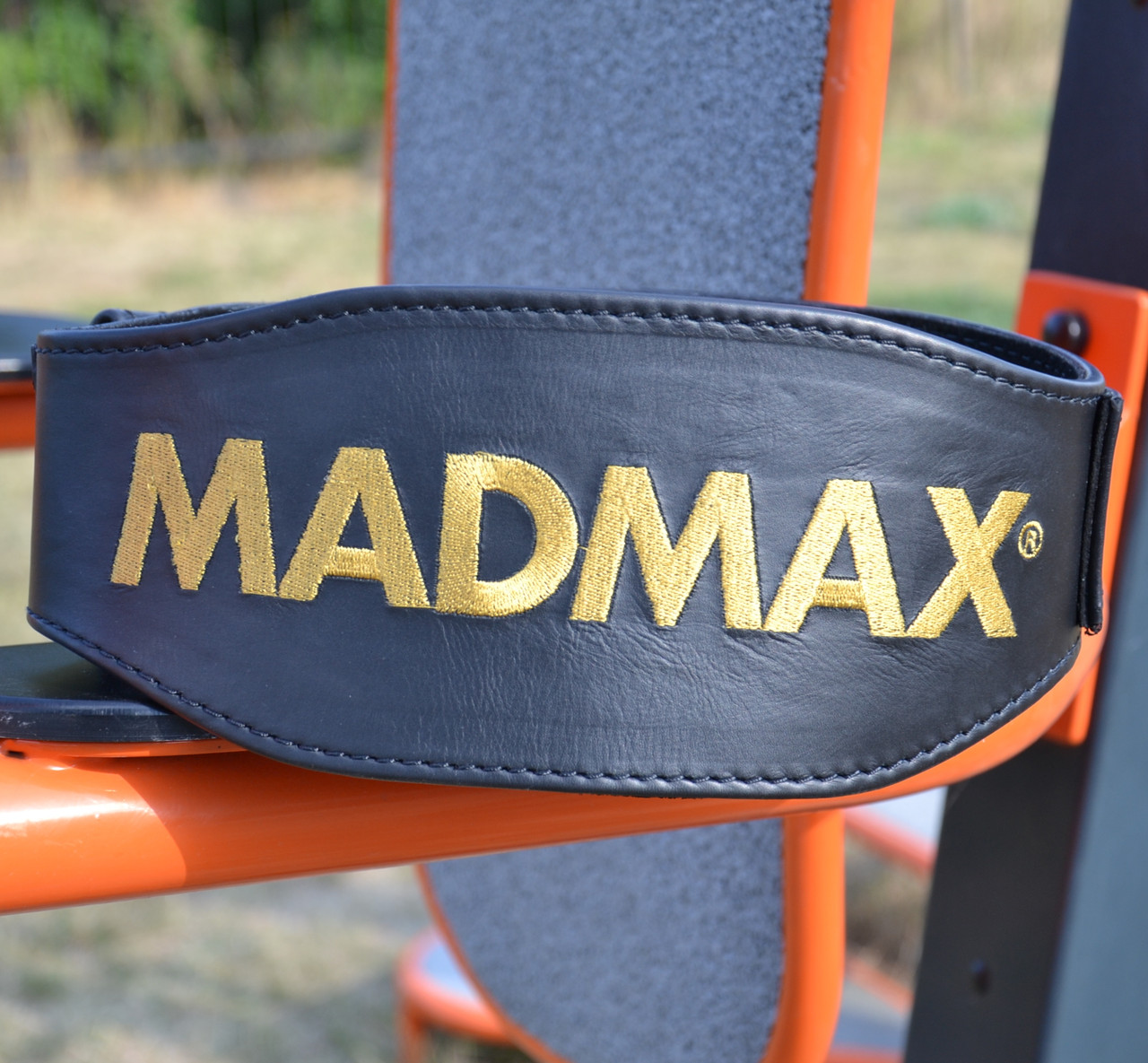 Пояс для важкої атлетики MadMax MFB-999 Restless & Wild Black XL