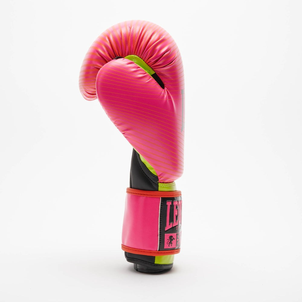 Боксерські рукавиці Leone GN313 WAVES Fuxia 10 унцій