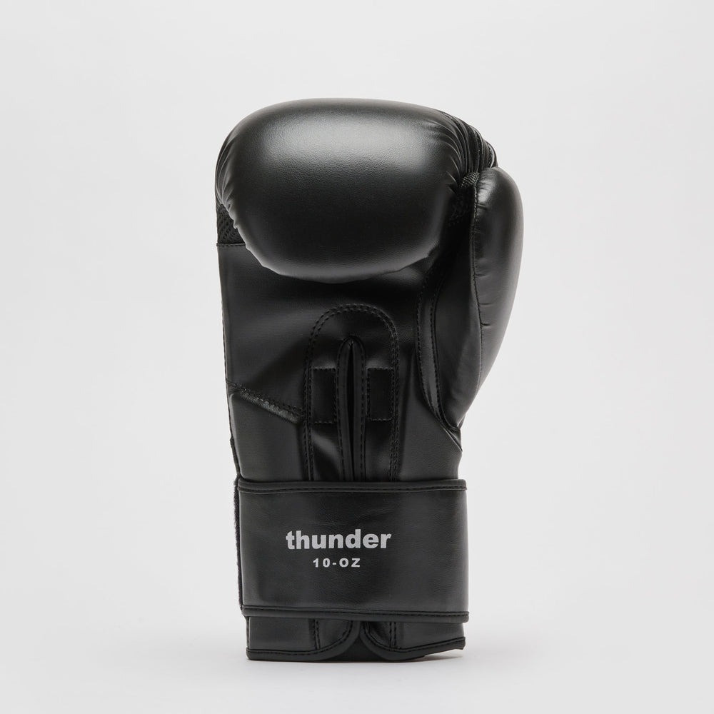 Боксерські рукавиці Leone GN383 THUNDER Black 12 унцій
