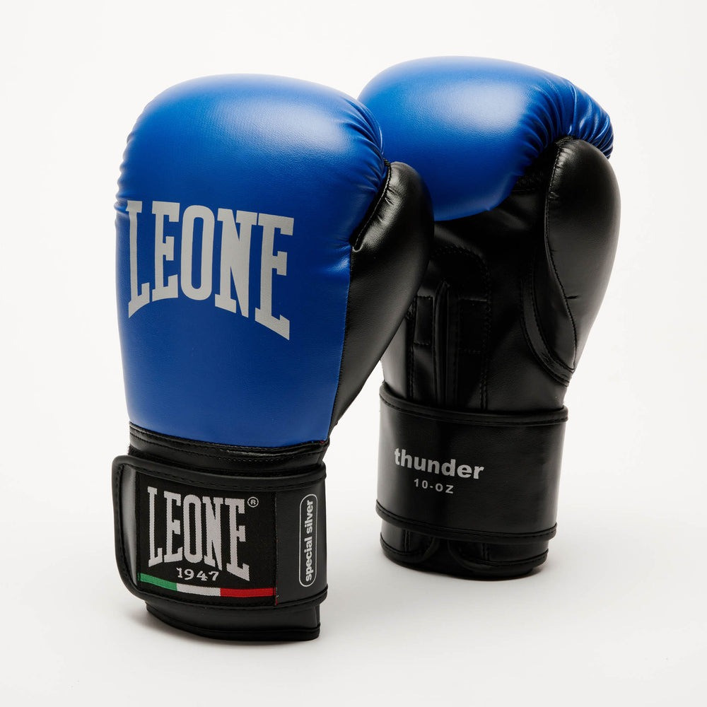 Боксерські рукавиці Leone GN383 THUNDER Black 8 унцій
