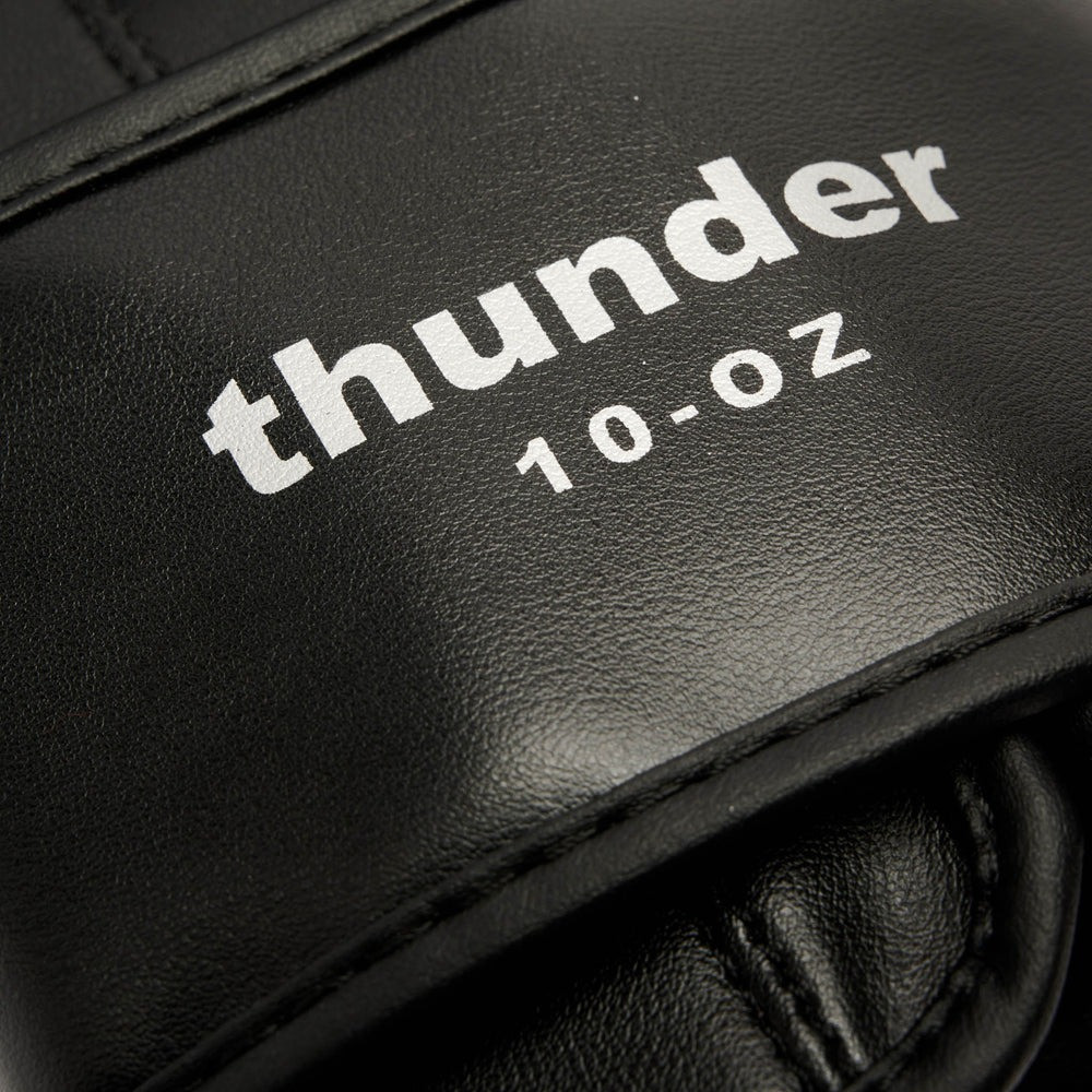 Боксерські рукавиці Leone GN383 THUNDER Black 8 унцій