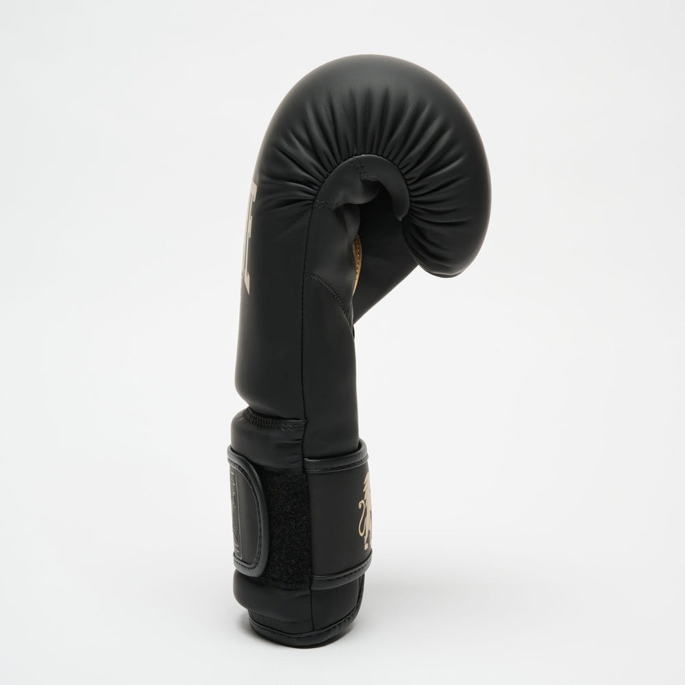 Боксерські рукавиці Leone GN059D Black/Gold 16 унцій