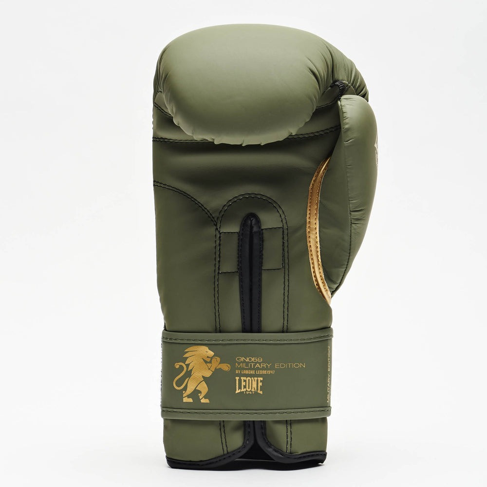 Боксерські рукавиці Leone GN059G MILITARY EDITION Green 16 унцій