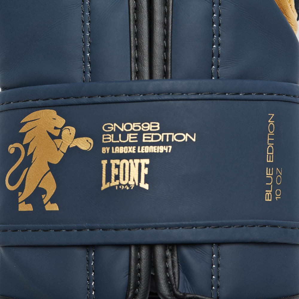 Боксерські рукавиці Leone GN059B Blue Edition 16 унцій