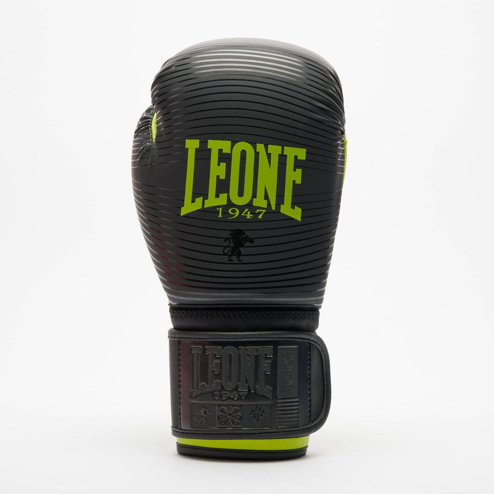 Боксерські рукавиці Leone GN313 WAVES Black 14 унцій