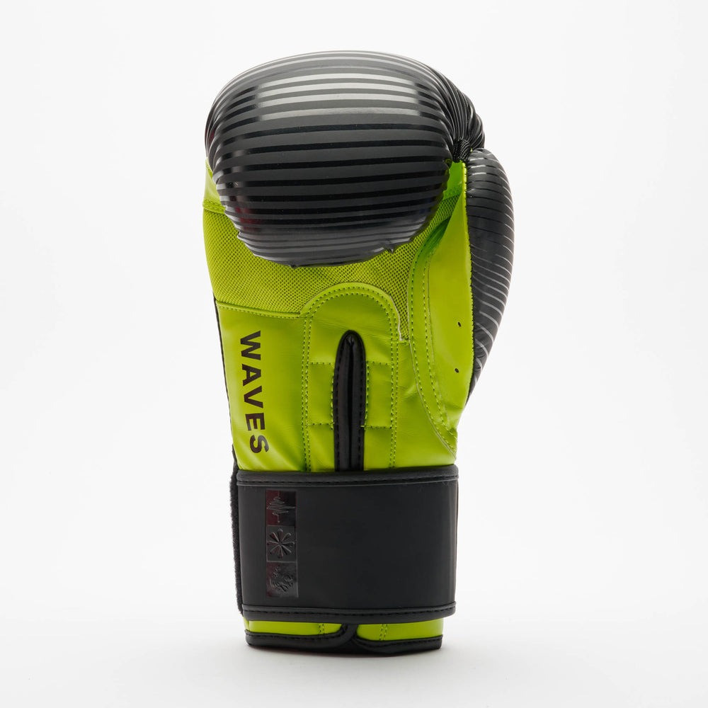 Боксерські рукавиці Leone GN313 WAVES Black 14 унцій