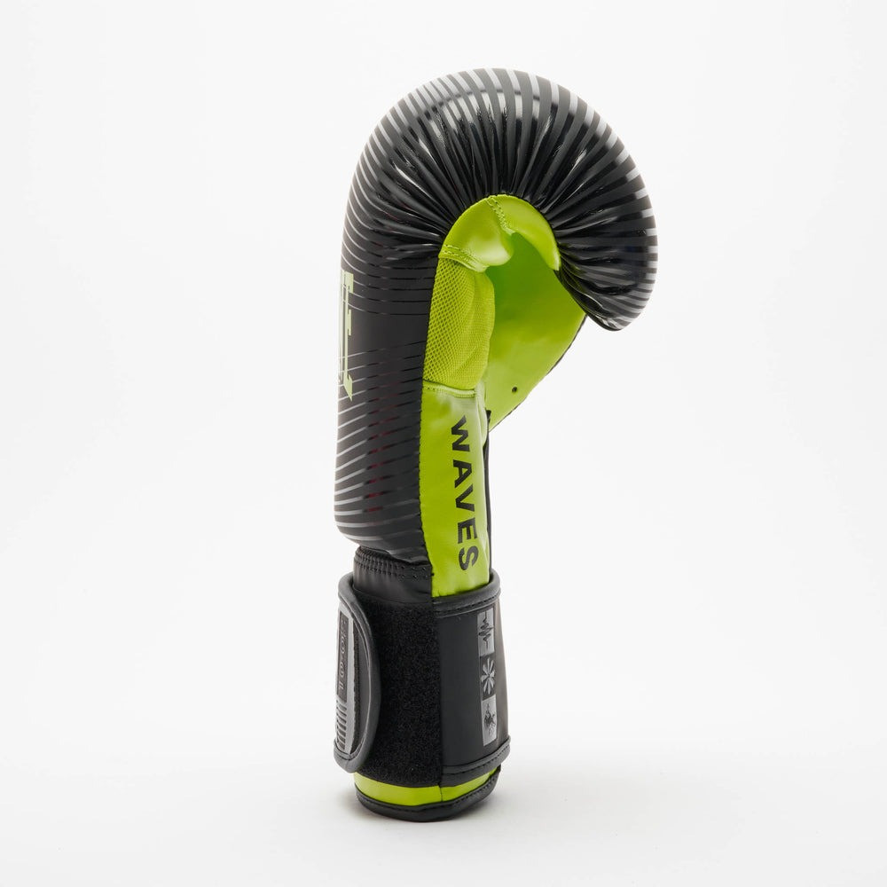 Боксерські рукавиці Leone GN313 WAVES Black 14 унцій