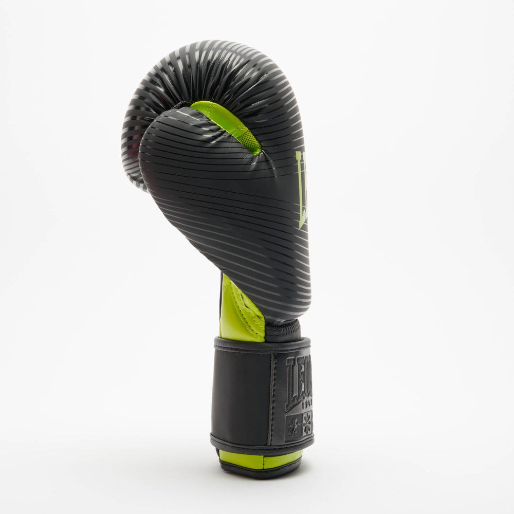 Боксерські рукавиці Leone GN313 WAVES Black 14 унцій