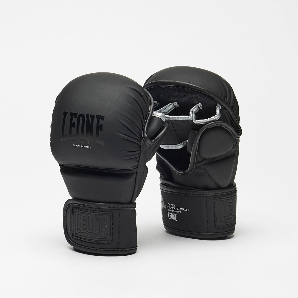 Рукавиці греплінгові для ММА Leone BLACK Edition L