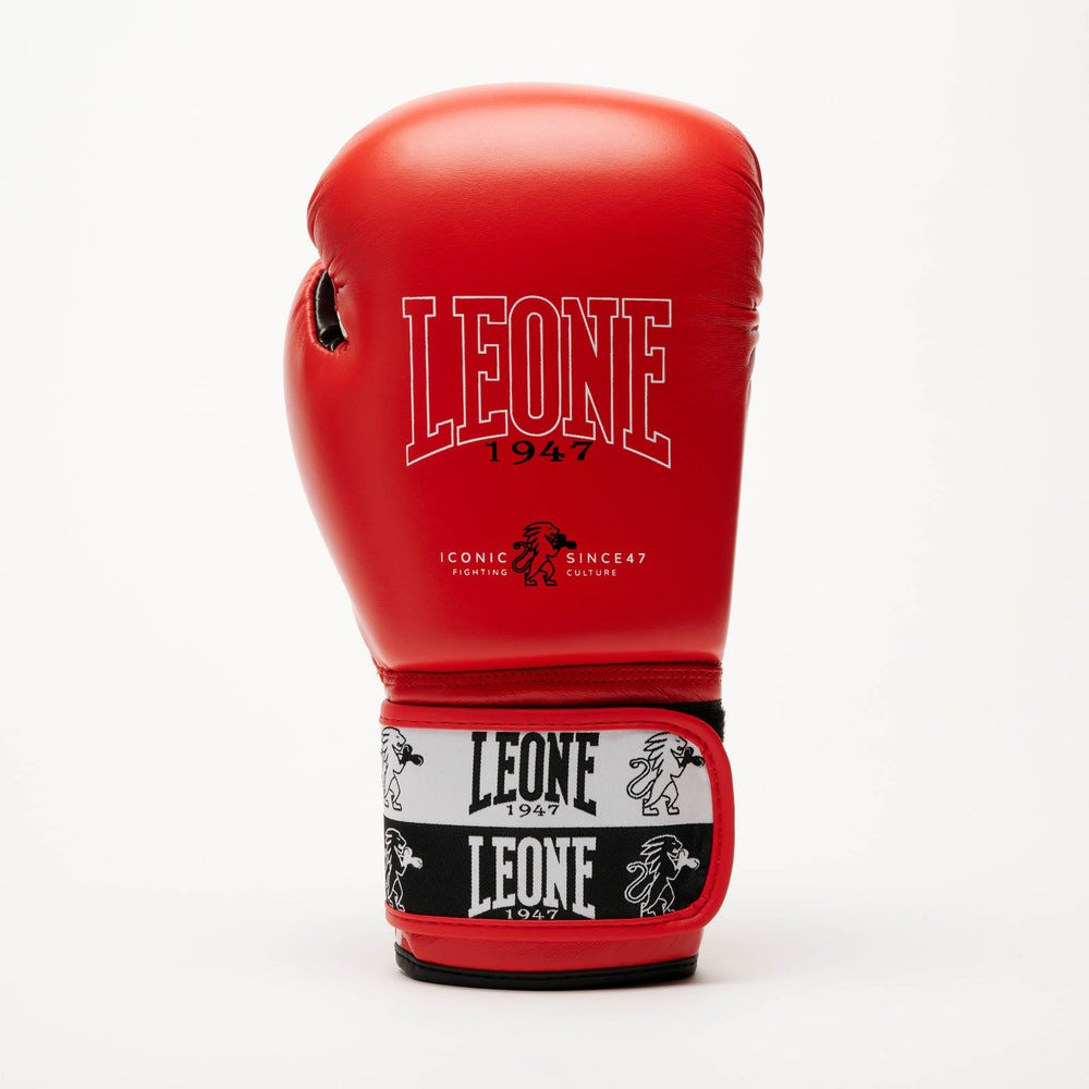 Боксерські рукавиці Leone GN208 ICONIC Red 14 унцій