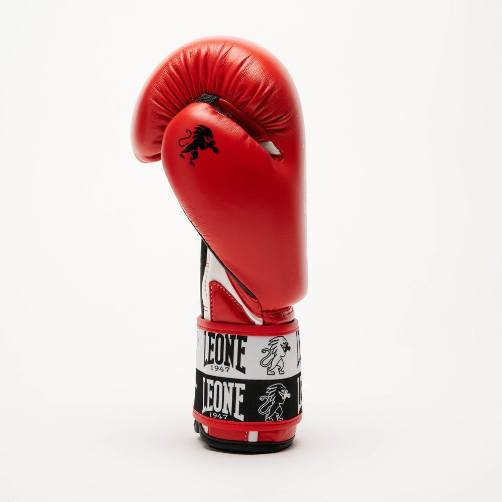 Боксерські рукавиці Leone GN208 ICONIC Red 14 унцій