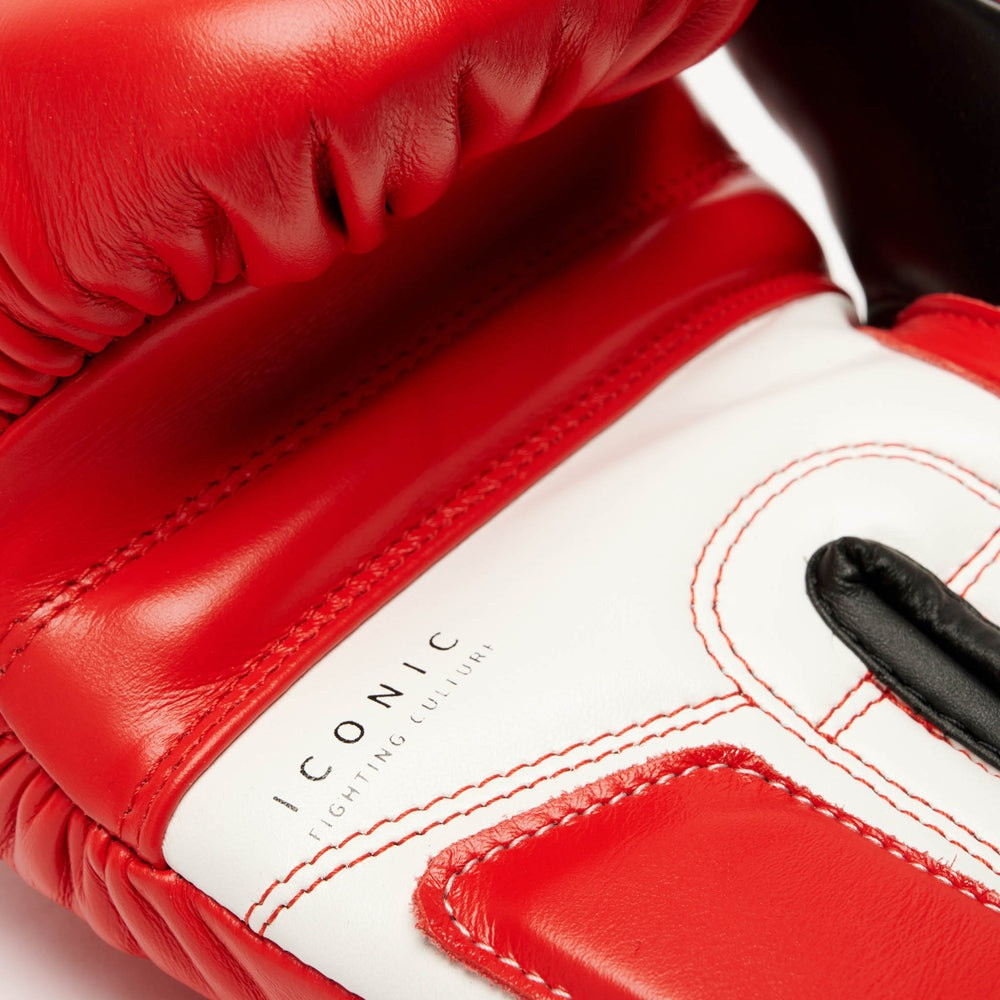 Боксерські рукавиці Leone GN208 ICONIC Red 14 унцій
