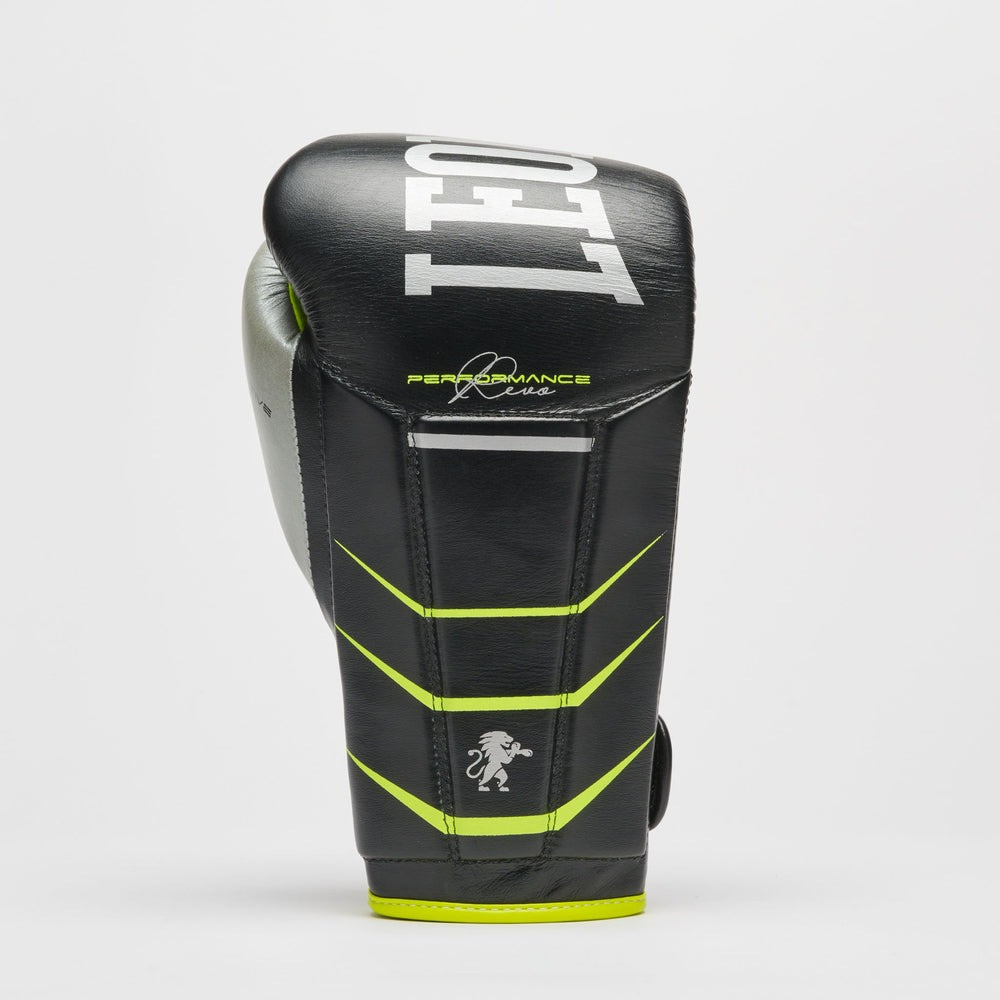 Боксерські рукавиці Leone GN110F REVO FLUO Black 14 унцій