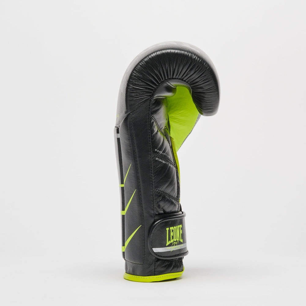 Боксерські рукавиці Leone GN110F REVO FLUO Black 14 унцій