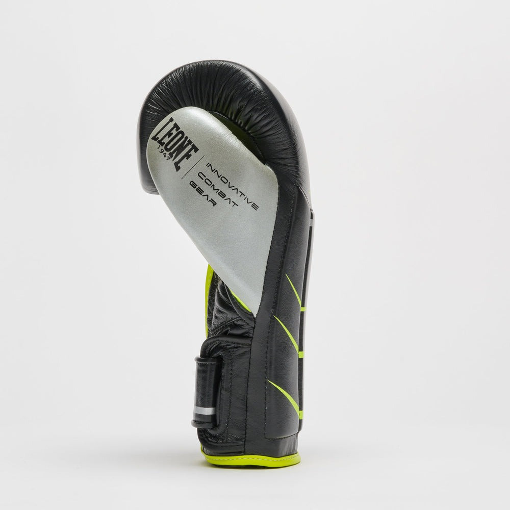 Боксерські рукавиці Leone GN110F REVO FLUO Black 14 унцій
