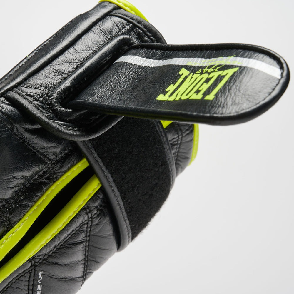 Боксерські рукавиці Leone GN110F REVO FLUO Black 14 унцій