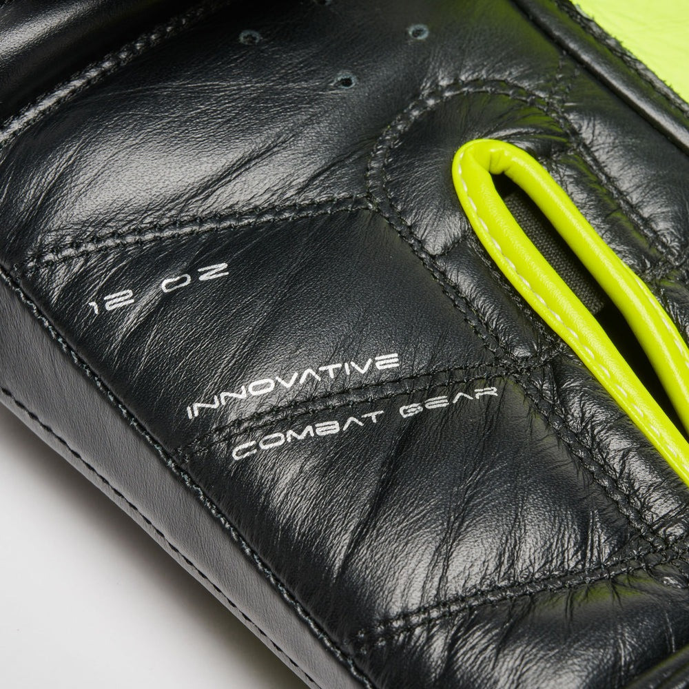Боксерські рукавиці Leone GN110F REVO FLUO Black 14 унцій