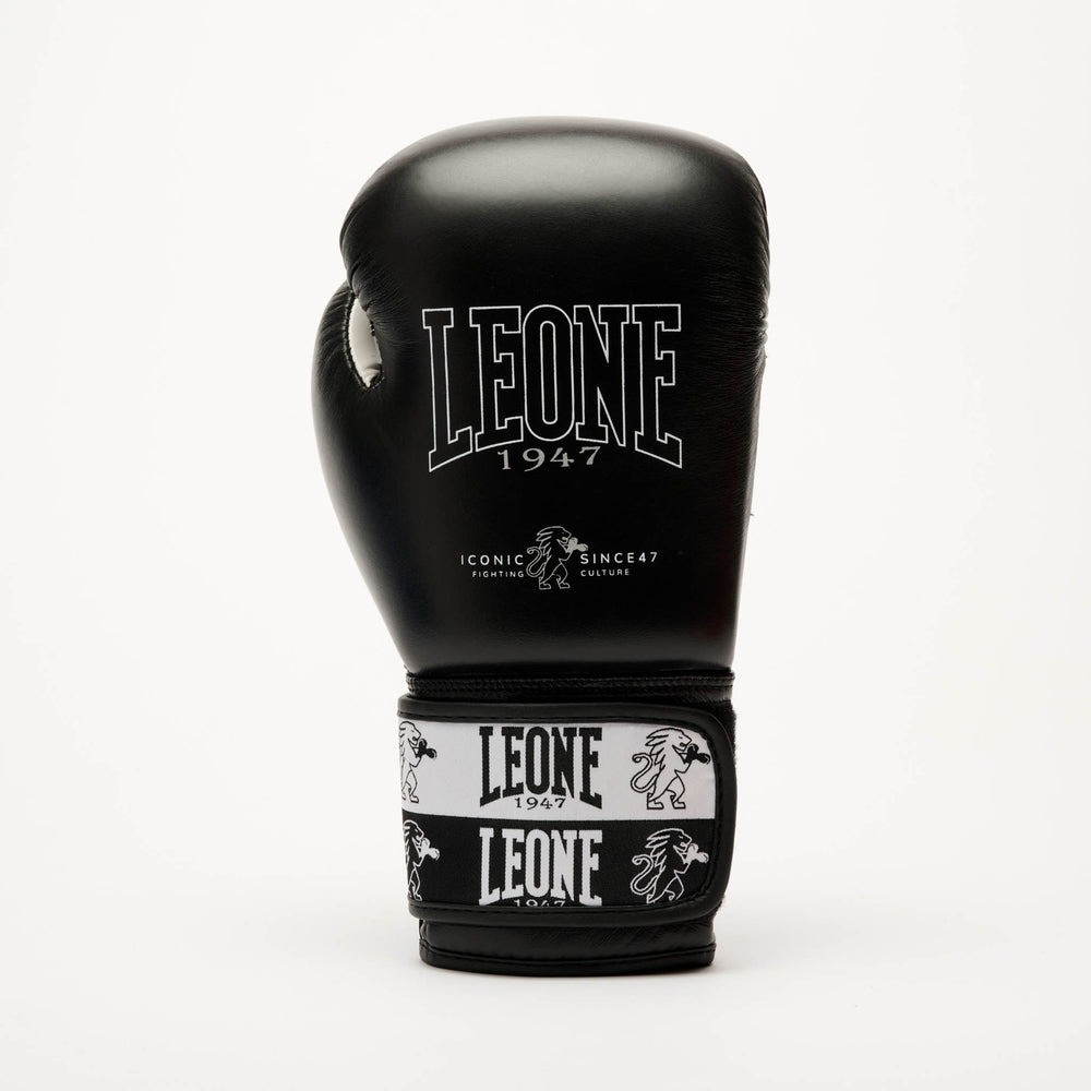 Боксерські рукавиці Leone GN208 ICONIC Black 16 унцій