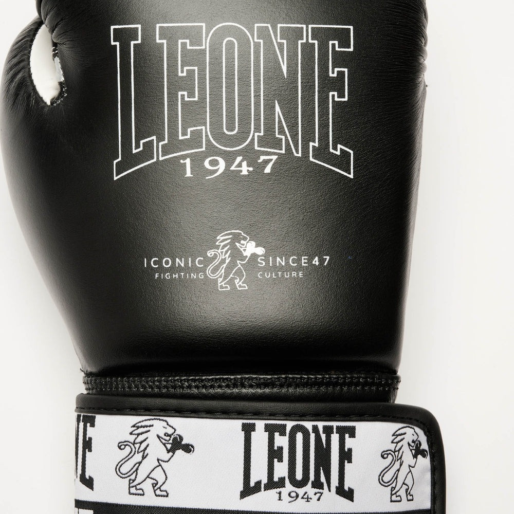 Боксерські рукавиці Leone GN208 ICONIC Black 16 унцій