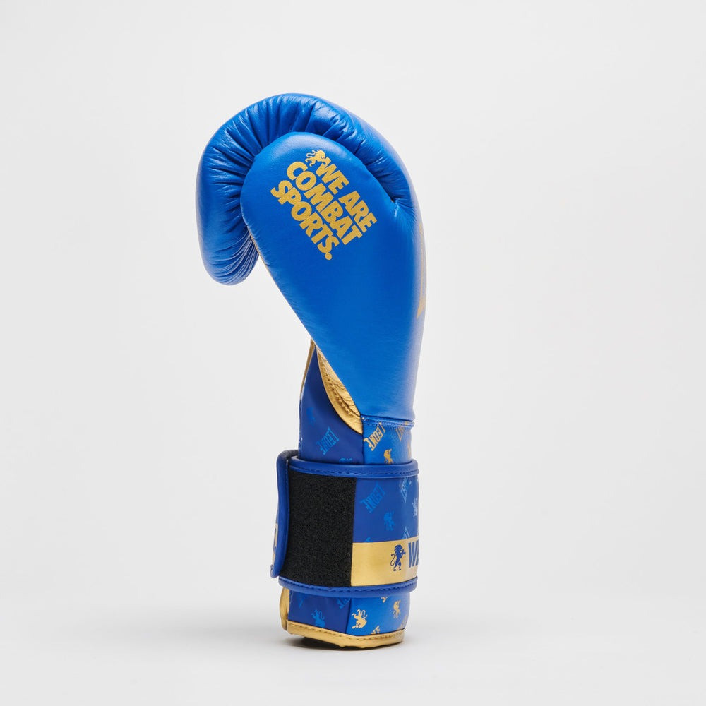Боксерські рукавиці Leone GN220 DNA Blue 12 унцій