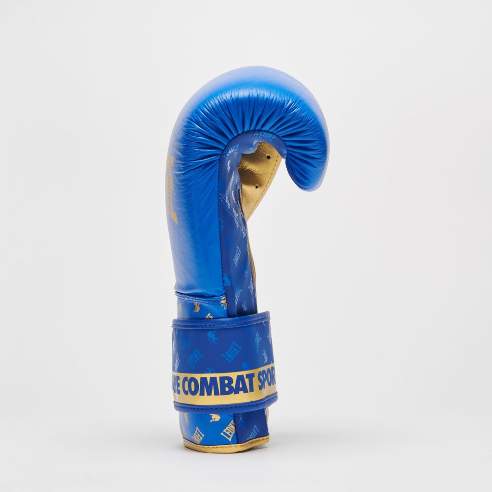 Боксерські рукавиці Leone GN220 DNA Blue 14 унцій