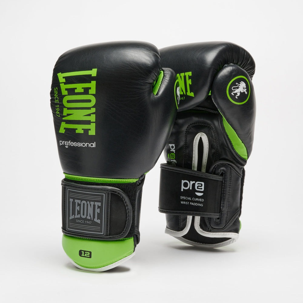 Боксерські рукавиці Leone GN115 PROFESSIONAL 2  Black 12 унцій