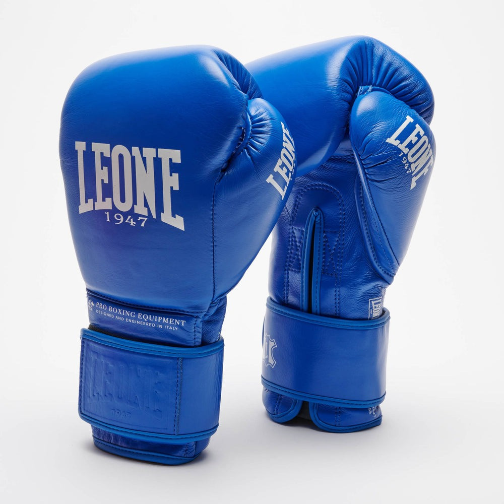 Боксерські рукавиці Leone GN111 THE GREATEST Blue 12 унцій