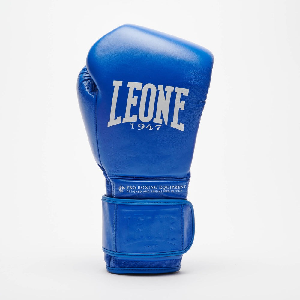 Боксерські рукавиці Leone GN111 THE GREATEST Blue 14 унцій