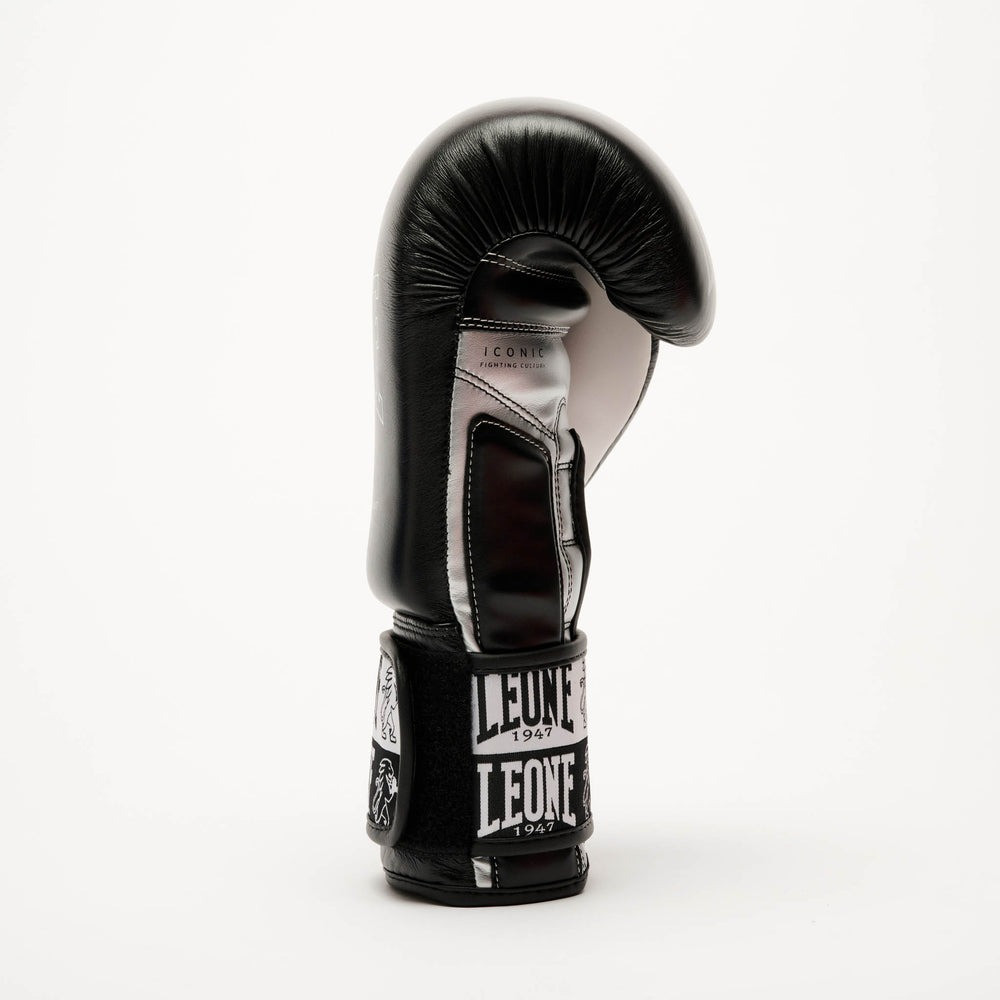 Боксерські рукавиці Leone GN208 ICONIC Black 12 унцій