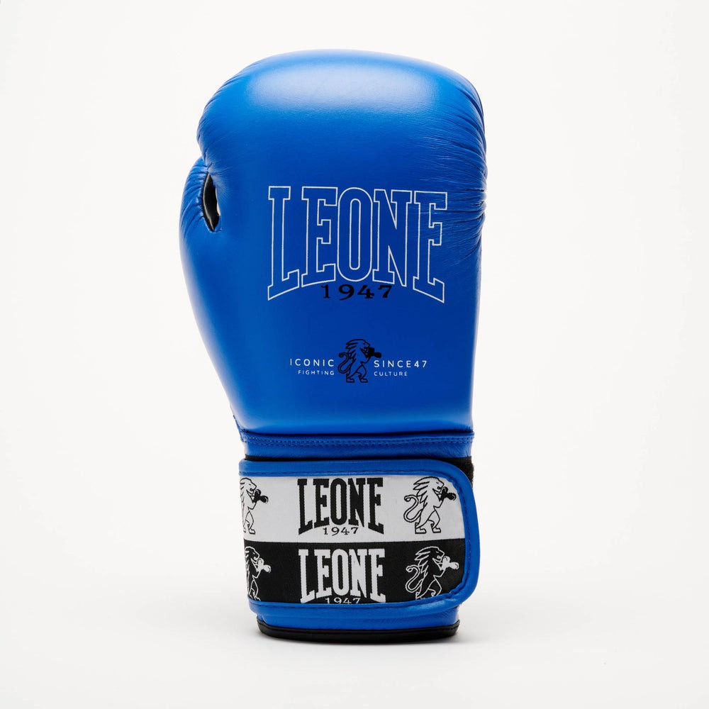 Боксерські рукавиці Leone GN208 ICONIC Blue 16 унцій