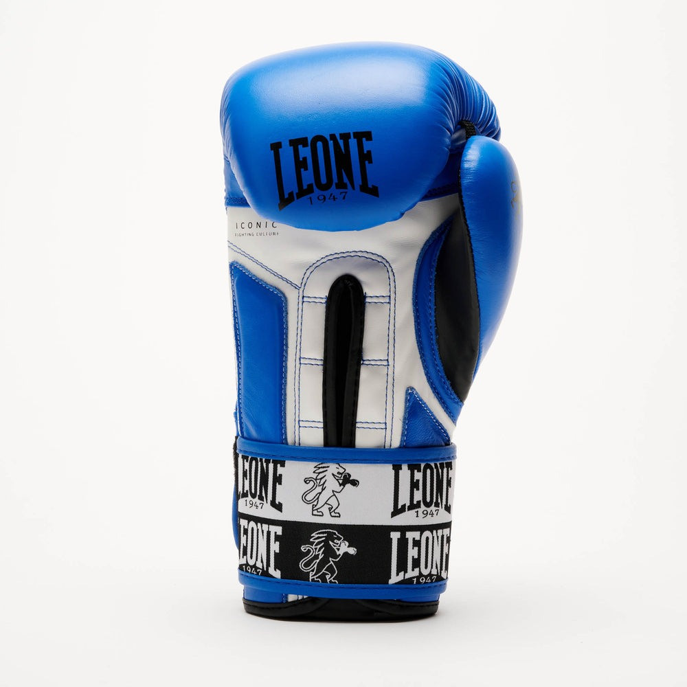 Боксерські рукавиці Leone GN208 ICONIC Blue 16 унцій
