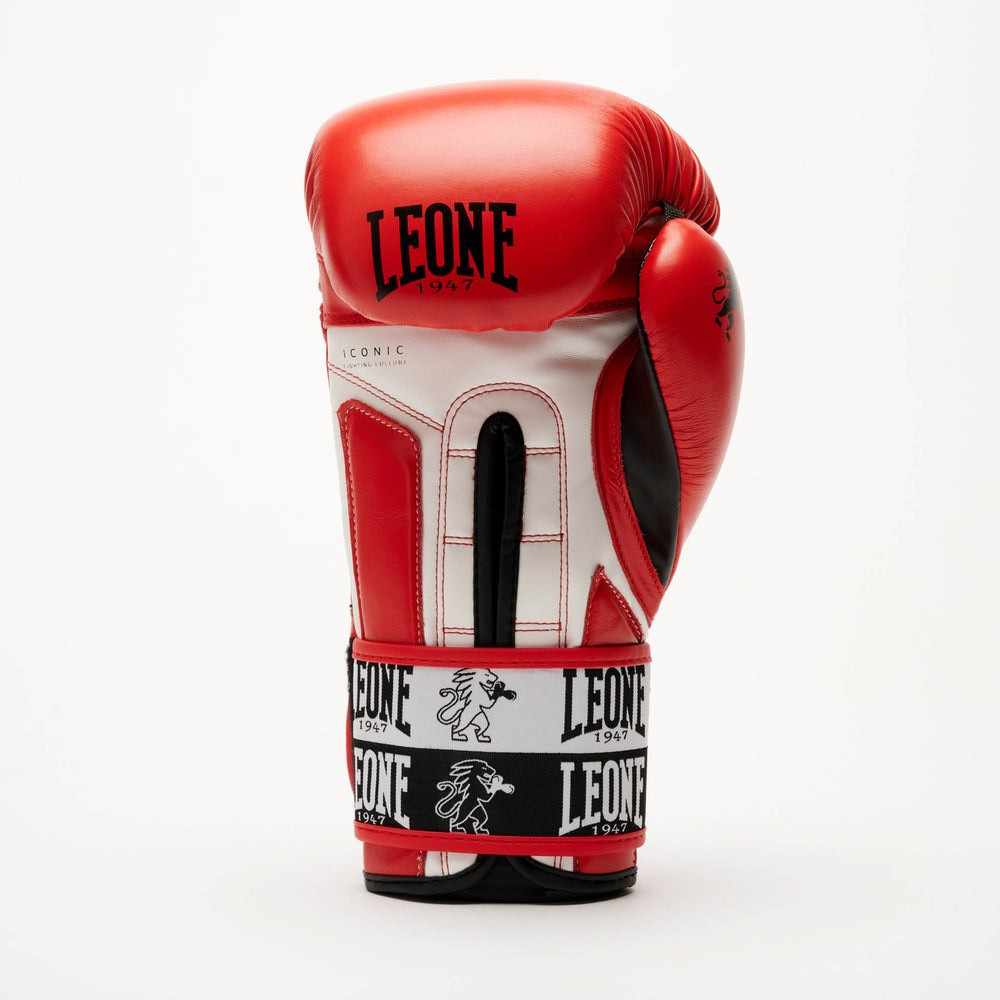 Боксерські рукавиці Leone GN208 ICONIC Red 16 унцій