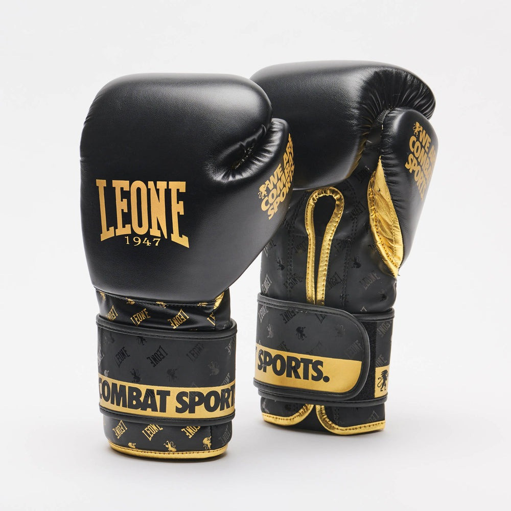 Боксерські рукавиці Leone GN220 DNA Black 12 унцій