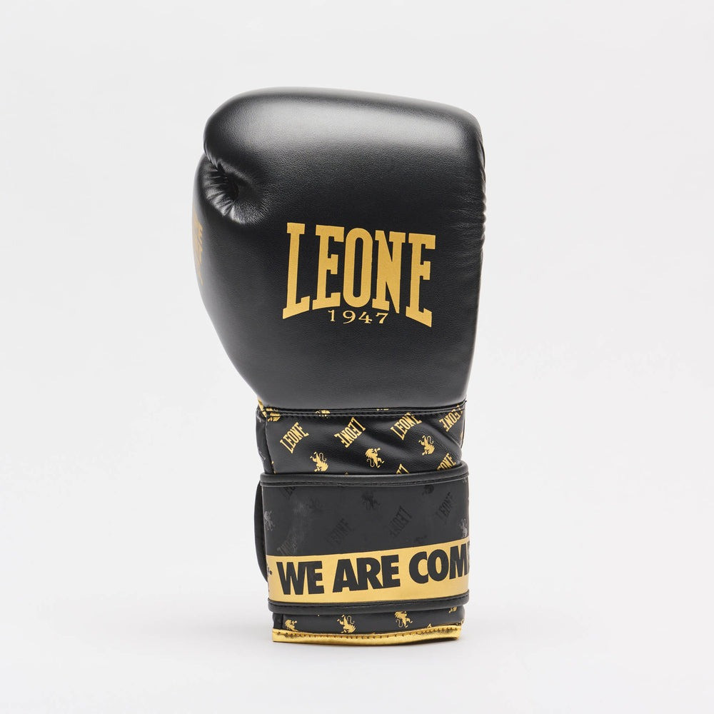 Боксерські рукавиці Leone GN220 DNA Black 12 унцій