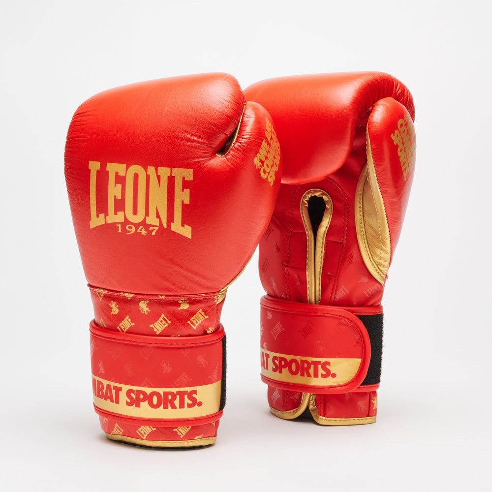 Боксерські рукавиці Leone GN220 DNA Red 14 унцій