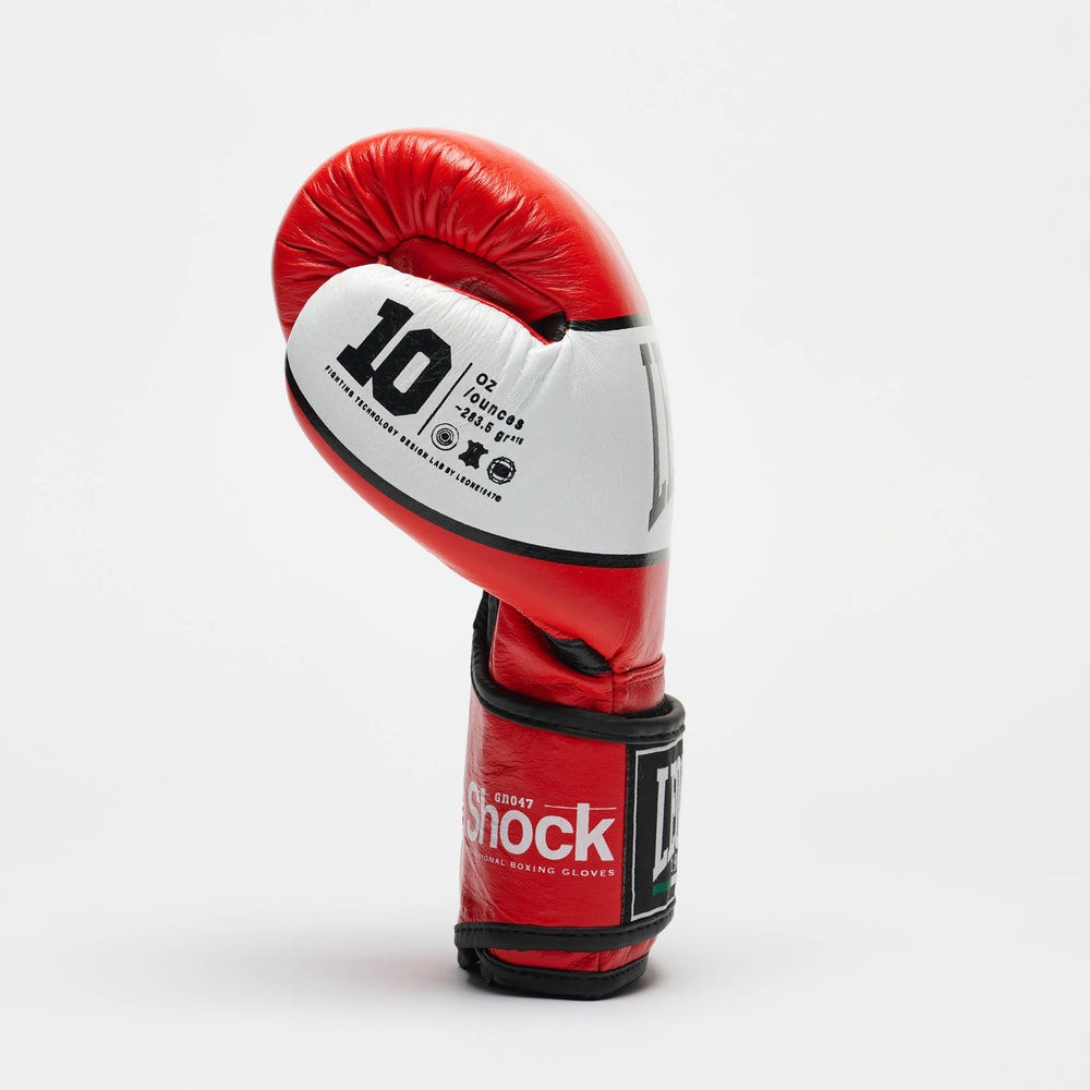 Боксерські рукавиці Leone GN047 SHOCK Red 12 унцій