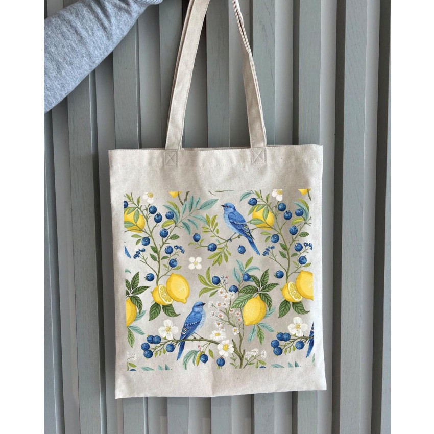 Екошопер BookOpt BK4102 Пташиний сад бежевий