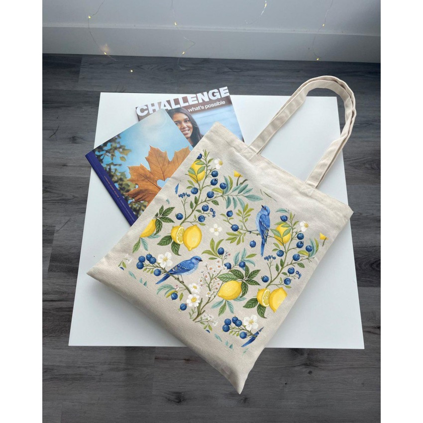 Екошопер BookOpt BK4102 Пташиний сад бежевий