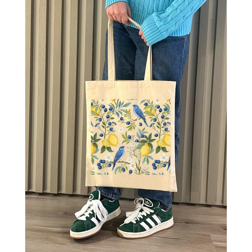 Екошопер BookOpt BK4102 Пташиний сад бежевий