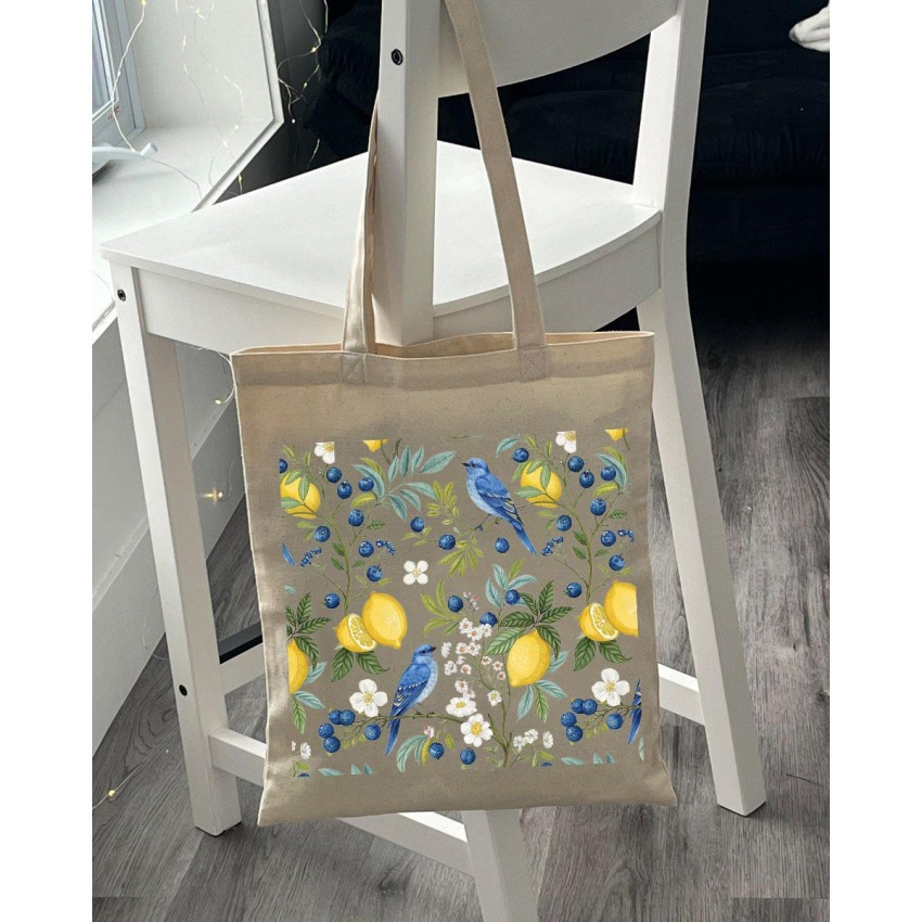 Екошопер BookOpt BK4102 Пташиний сад бежевий