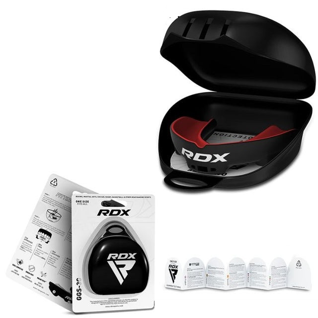 Капа RDX 3w доросла (вік 11+) Black/Red