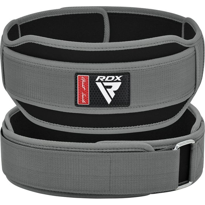 Пояс для важкої атлетики RDX RX5 Double Belt неопреновий Grey M