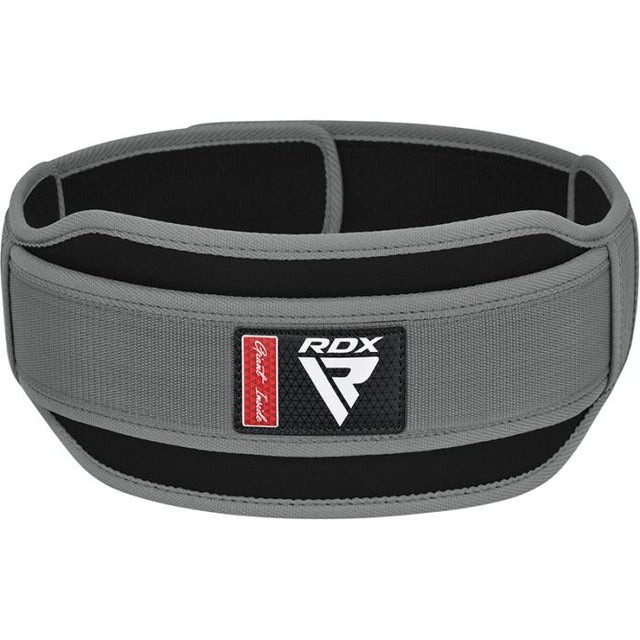 Пояс для важкої атлетики RDX RX5 Double Belt неопреновий Grey XL