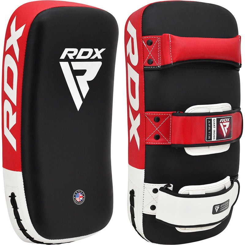 Пади для тайського боксу RDX T1 Curved Thai Kick Pad Red