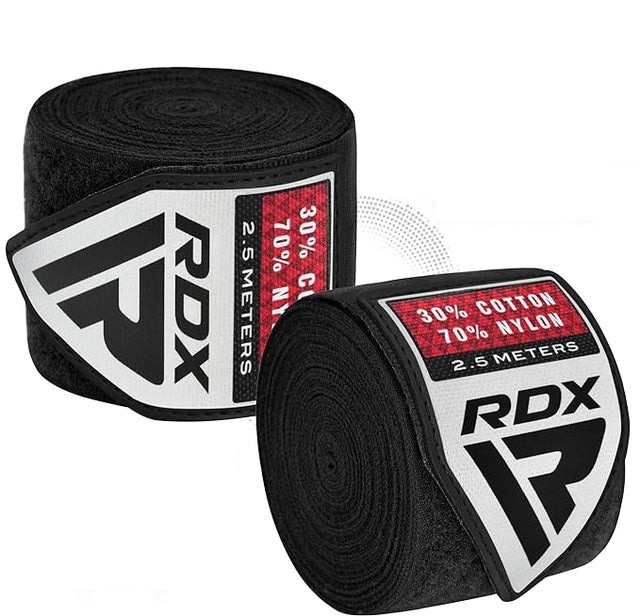 Бинти для боксу RDX Hand Wraps Black (2.5м.)