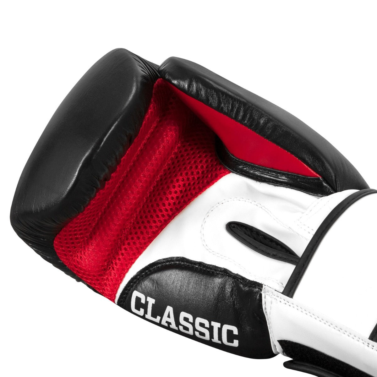 Боксерські рукавиці TITLE Classic Leather 2.0 Black/White/Red XL 16 oz